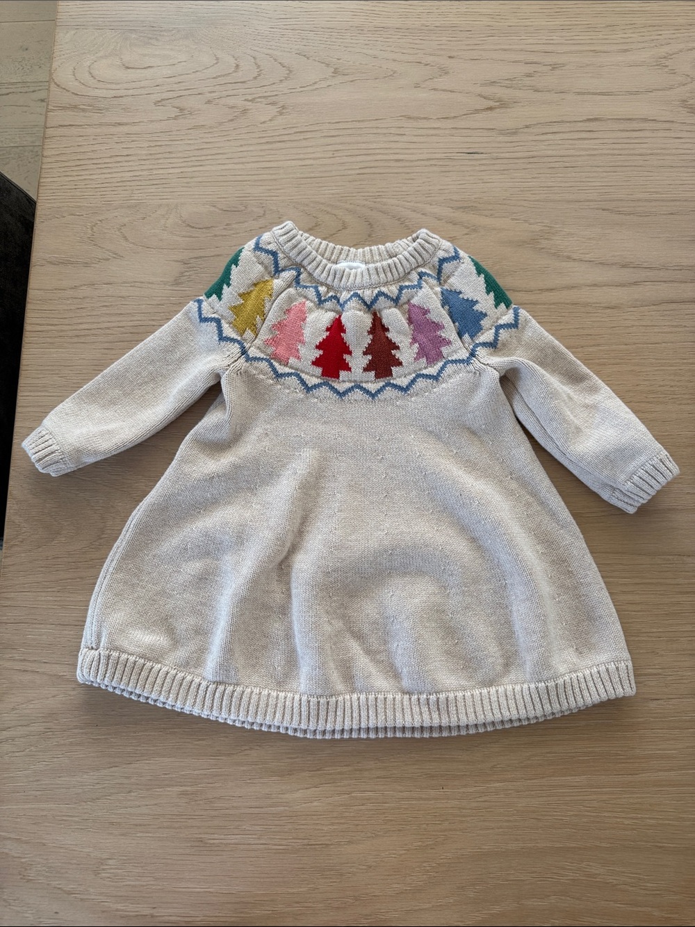 Hanna Anderson sweater dress play SZ 2t